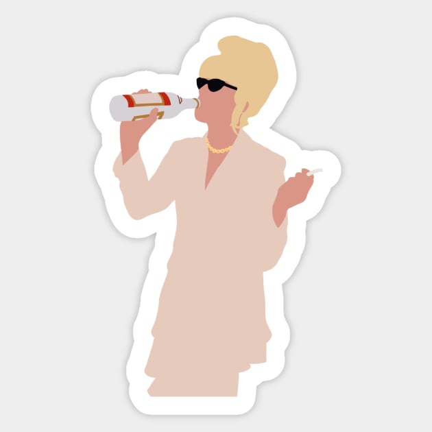 patsy stone absolutely fabulous Sticker by evcharles